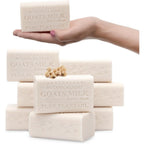 Australian Botanical Soap front view of the goat milk soap box packaging