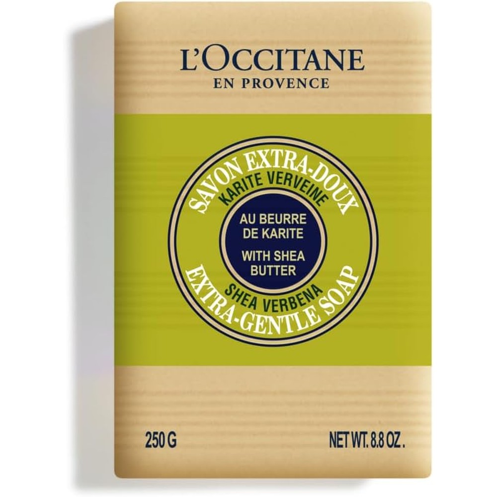 L'Occitane Shea Butter Extra Gentle Soap Verbena 250gm front packaging view