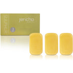Jericho Dead Sea sulfur soap front view showing three 4.4 ounce bars