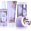 Body And Earth Lavender Dreams gift set front view featuring three pieces