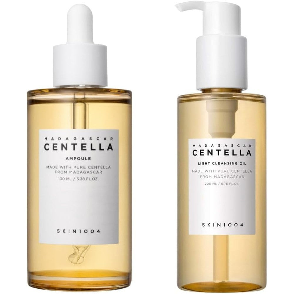SKIN1004 Madagascar Centella Ampoule and Cleansing Oil bundle set front view