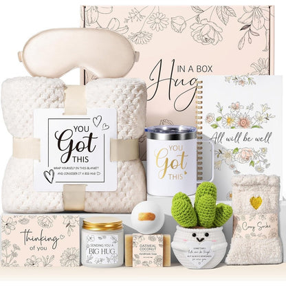 Mayicivo get well soon gift basket for women front view