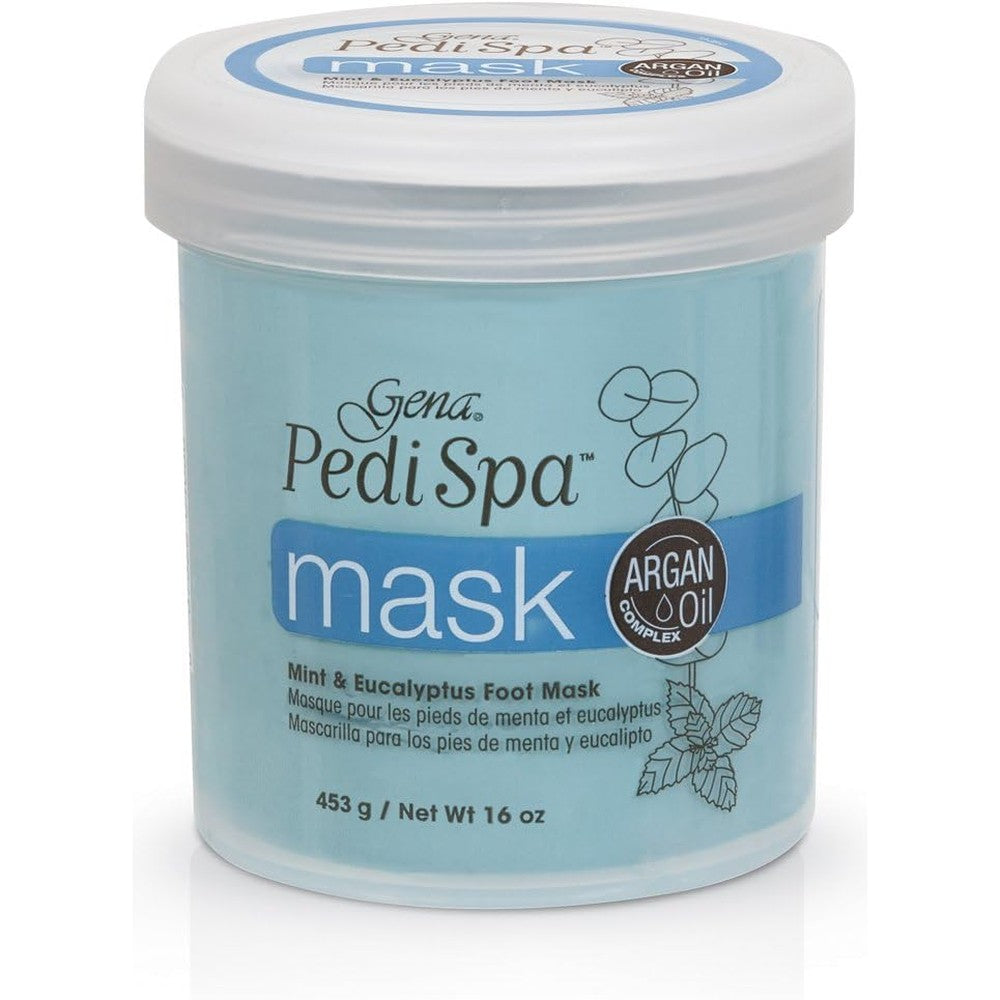 Gena Pedi Spa Argan Oil Complex Mask 16 Ounce front view professional foot care