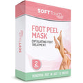Soft Touch Dermora foot peel mask front view box