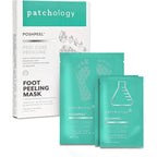 Patchology PoshPeel Pedi Cure Foot Peel Mask front view packaging