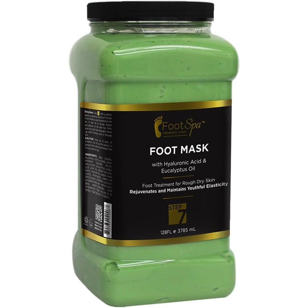 FootSpa Cream Mask 128 Ounce front view for professional pedicure hydration