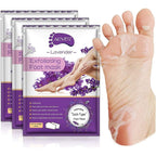Aliver foot peel mask 3 pack front view packaging