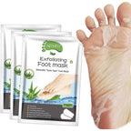 Aliver foot peel mask 3 pack front view