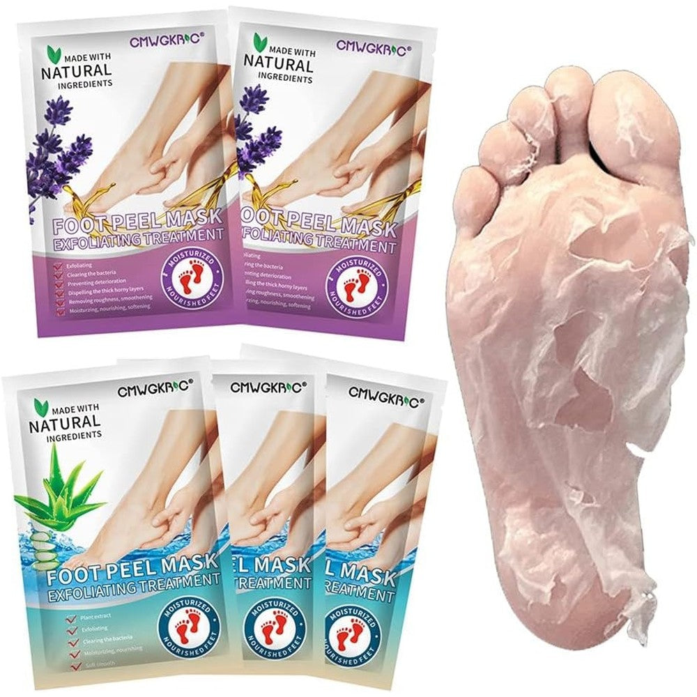 Layhomo 5 Pack Foot Peeling Mask front view exfoliating treatment