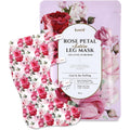 Koelf Rose Petal Satin Leg Mask front view packaging