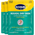 Dr. Scholl's Rough Dry Skin Ultra Exfoliating Foot Mask front view packaging