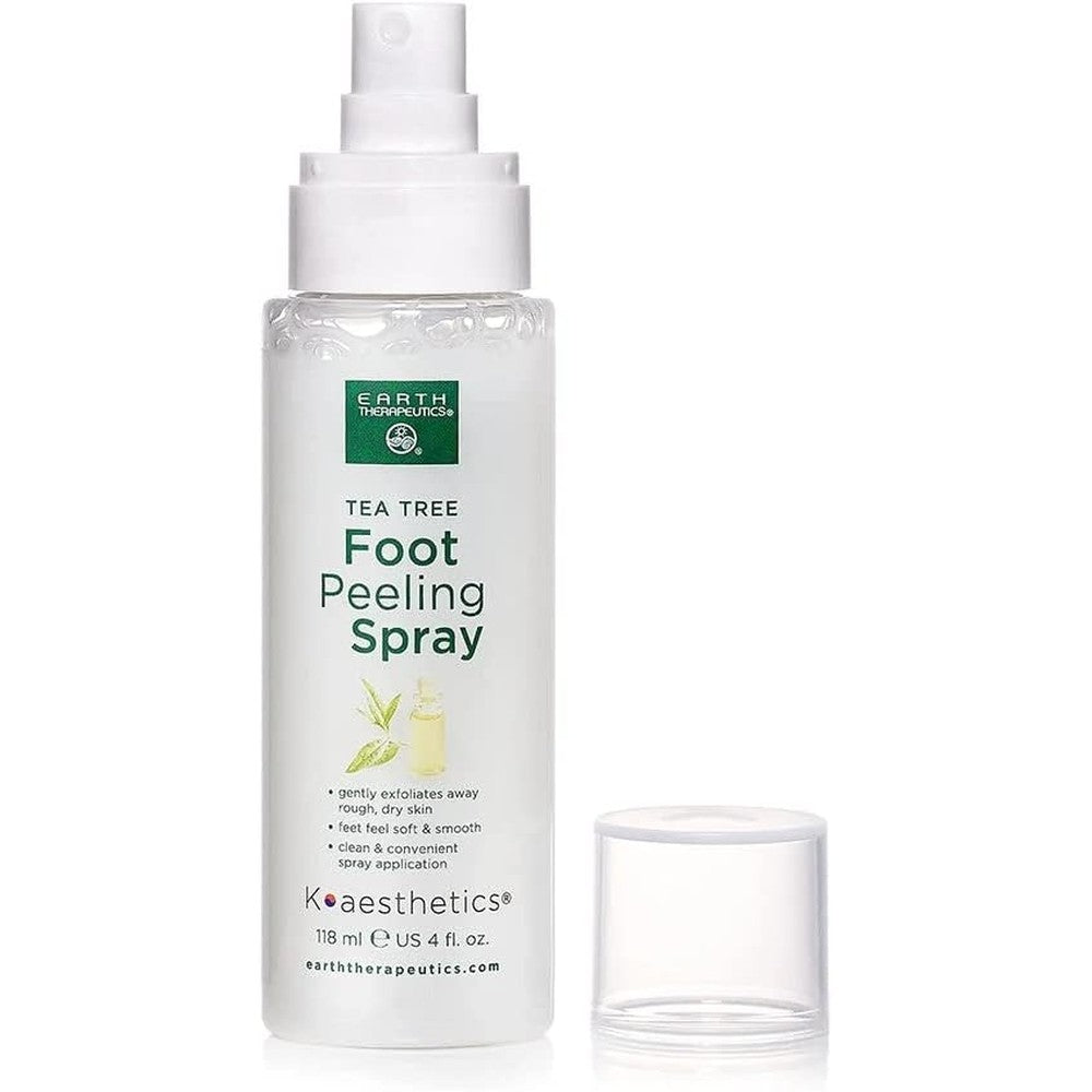 Earth Therapeutics Tea Tree Foot Peeling Spray front view for callus treatment.