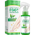 Elaimei green tea hydrating foot peel spray front view bottle
