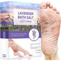 Rokelos lavender foot peel mask front view packaging