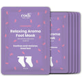 Codi New York lavender foot mask front view packaging