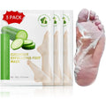 VGObeauty cucumber exfoliating foot peeling mask front view packaging
