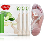 VGObeauty cucumber exfoliating foot peeling mask front view packaging