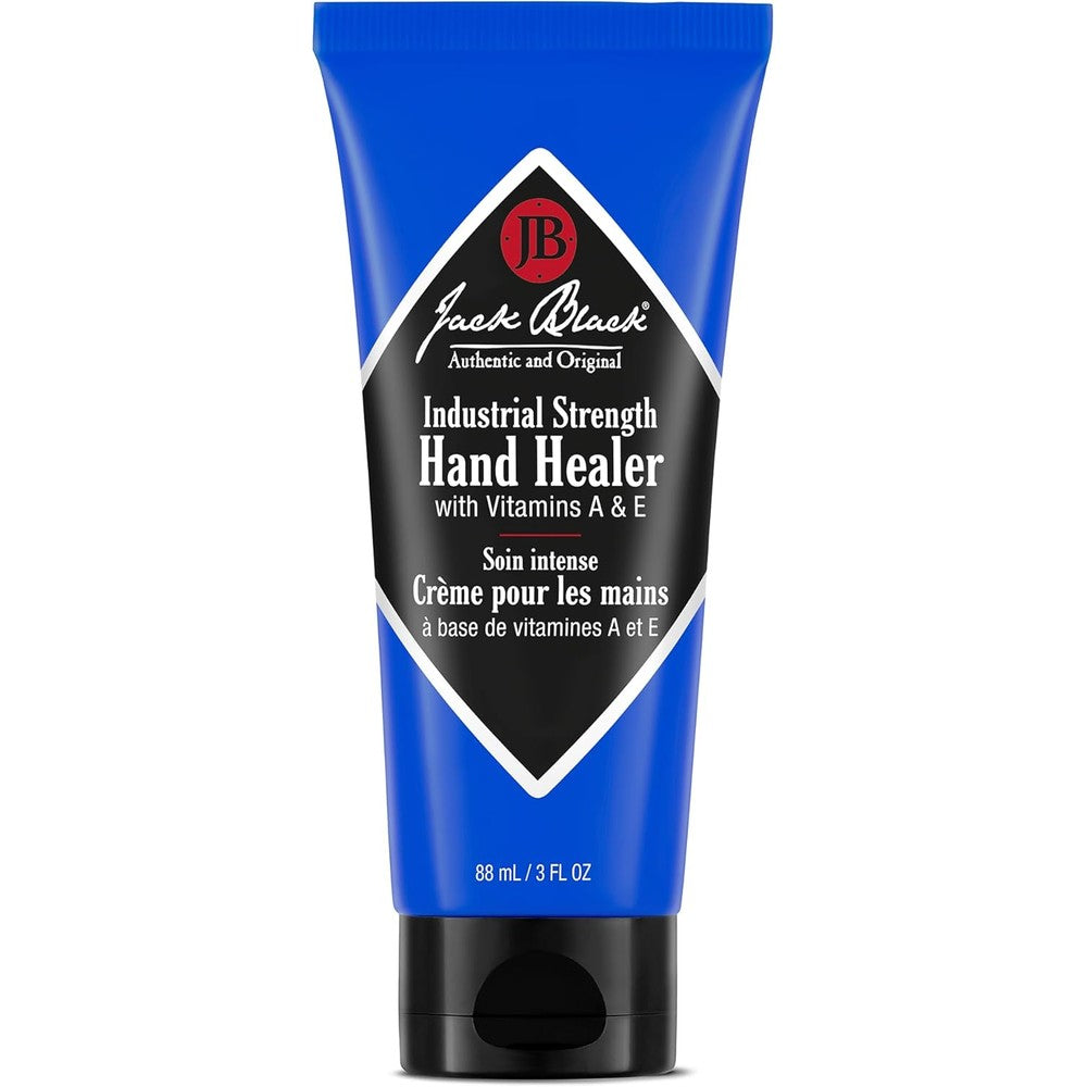Jack Black Industrial Strength Hand Healer tube front view for dry skin repair