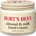 Burt's Bees Almond And Milk Hand Cream front view of the two ounce jar