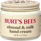 Burt's Bees Almond And Milk Hand Cream front view of the two ounce jar