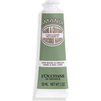 L'Occitane almond delicious hand and nail cream front view tube packaging