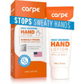 Carpe antiperspirant hand lotion front view packaging