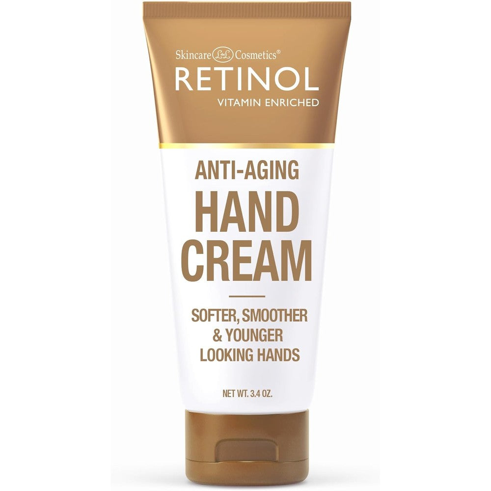 LIVAURA Retinol Anti-Aging Hand Cream tube front view on a white background