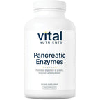 Vital Nutrients Pancreatic Enzymes 1000mg 180 Capsules front view bottle