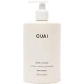 OUAI Dean Street hand lotion front view bottle with pump dispenser