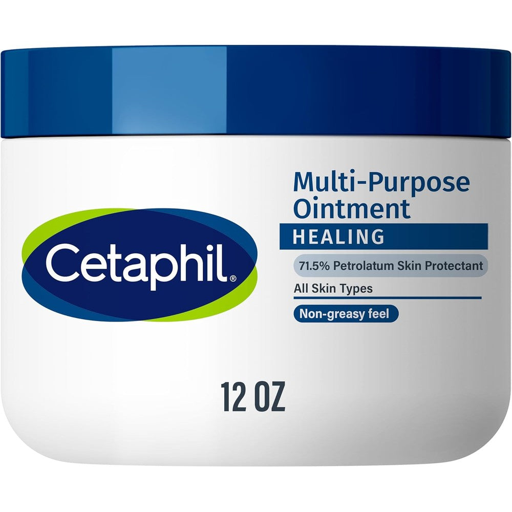Cetaphil Healing Ointment Advanced Skin Protectant twelve ounce tub front view
