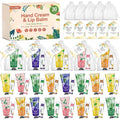 Vespro bulk hand cream and lip balm gift set front view