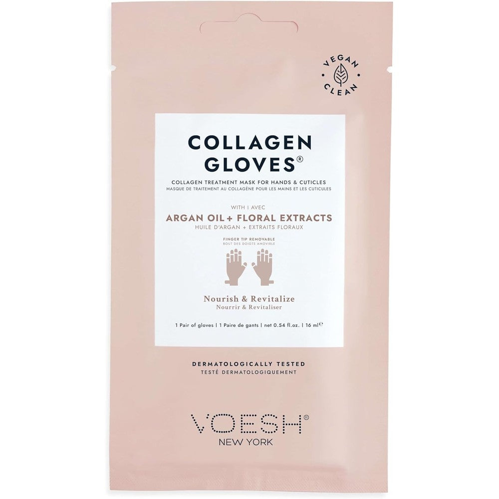 Voesh Collagen Hand Mask with Argan Oil front packaging view