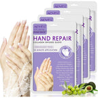 Aiqiusha collagen hand mask gloves front view packaging