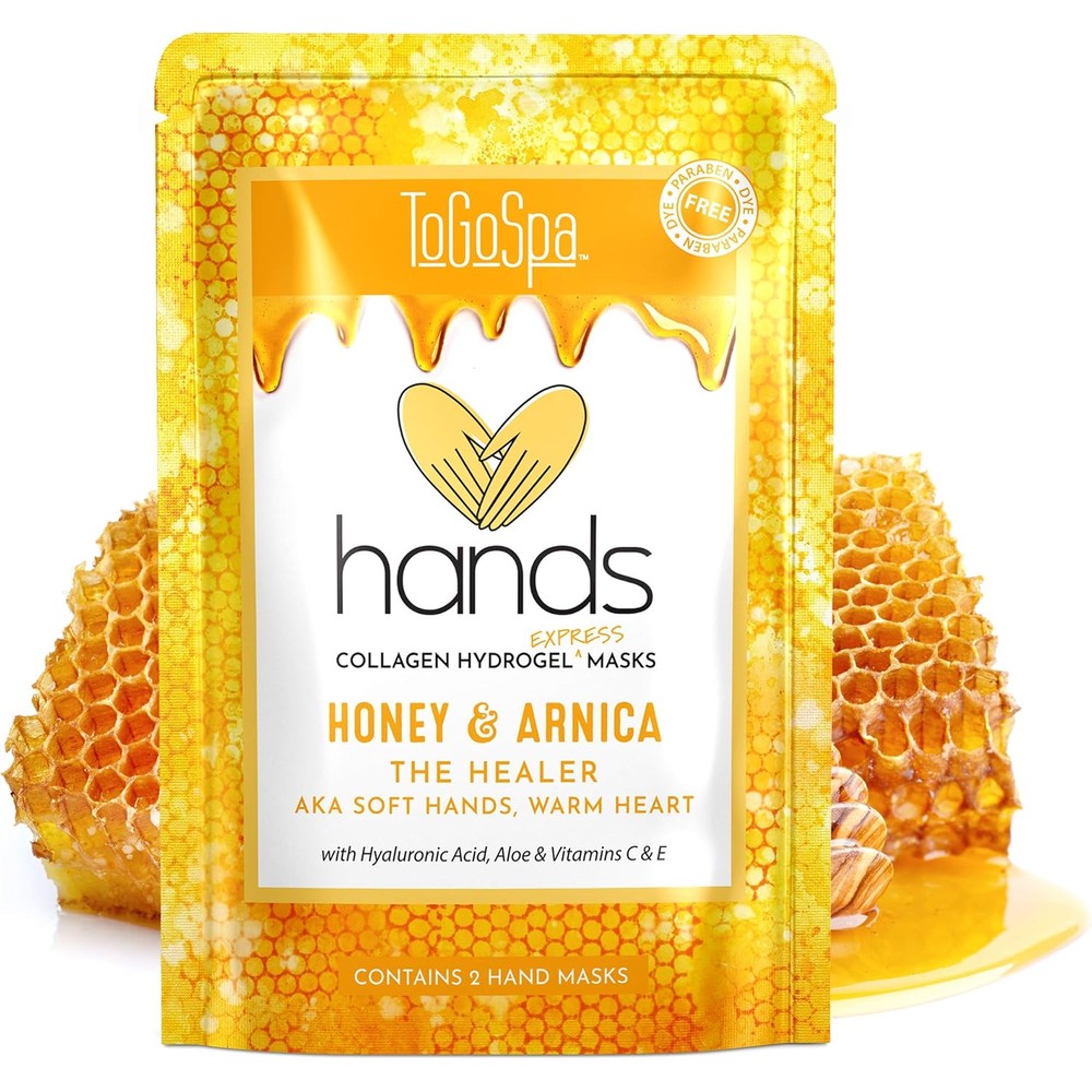 ToGoSpa Honey Arnica Hand Mask front view packaging