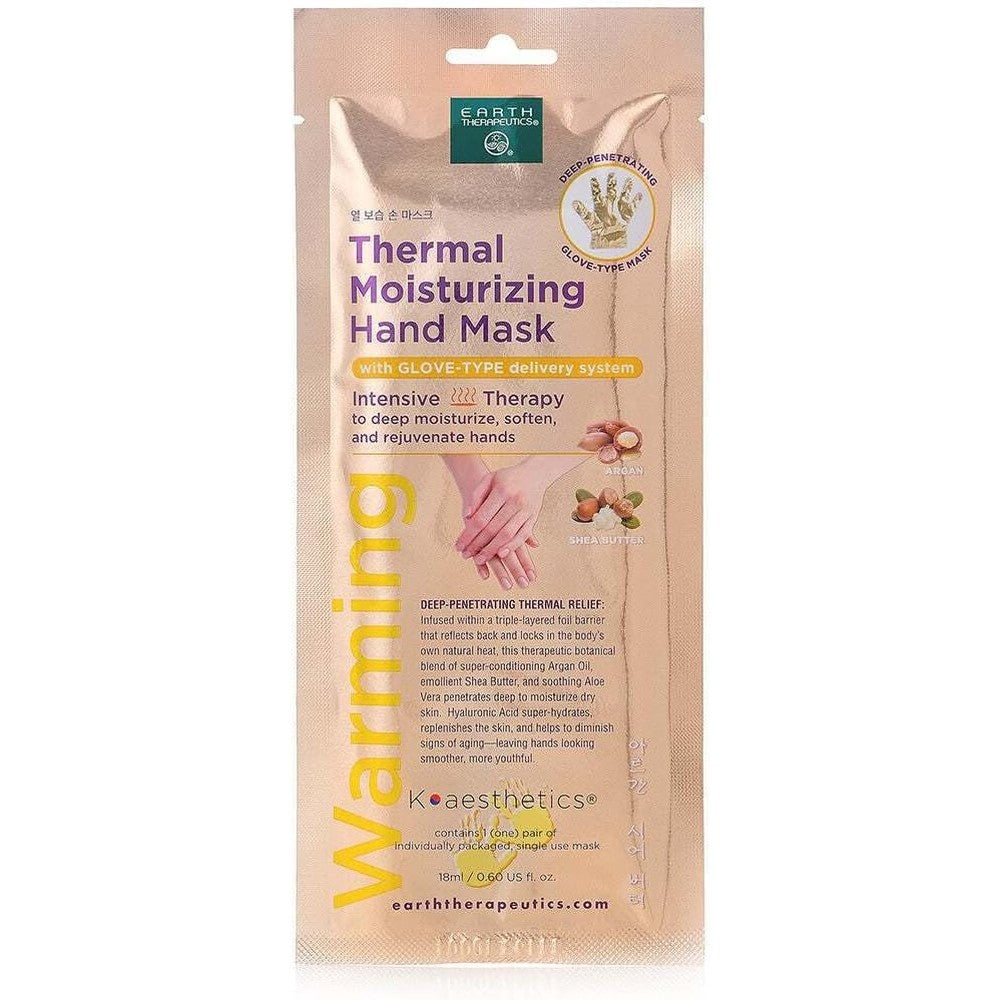 Earth Therapeutics Thermal Moisturizing Hand Mask front packaging view