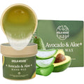 Viola House Avocado and Aloe Peel Off Hand Mask front packaging view