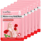 Permotary rose skin moisturizer hand mask gloves front view packaging