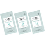 Voesh Vegan Collagen Gloves Peppermint 3 Pack front view for dry hand treatment.