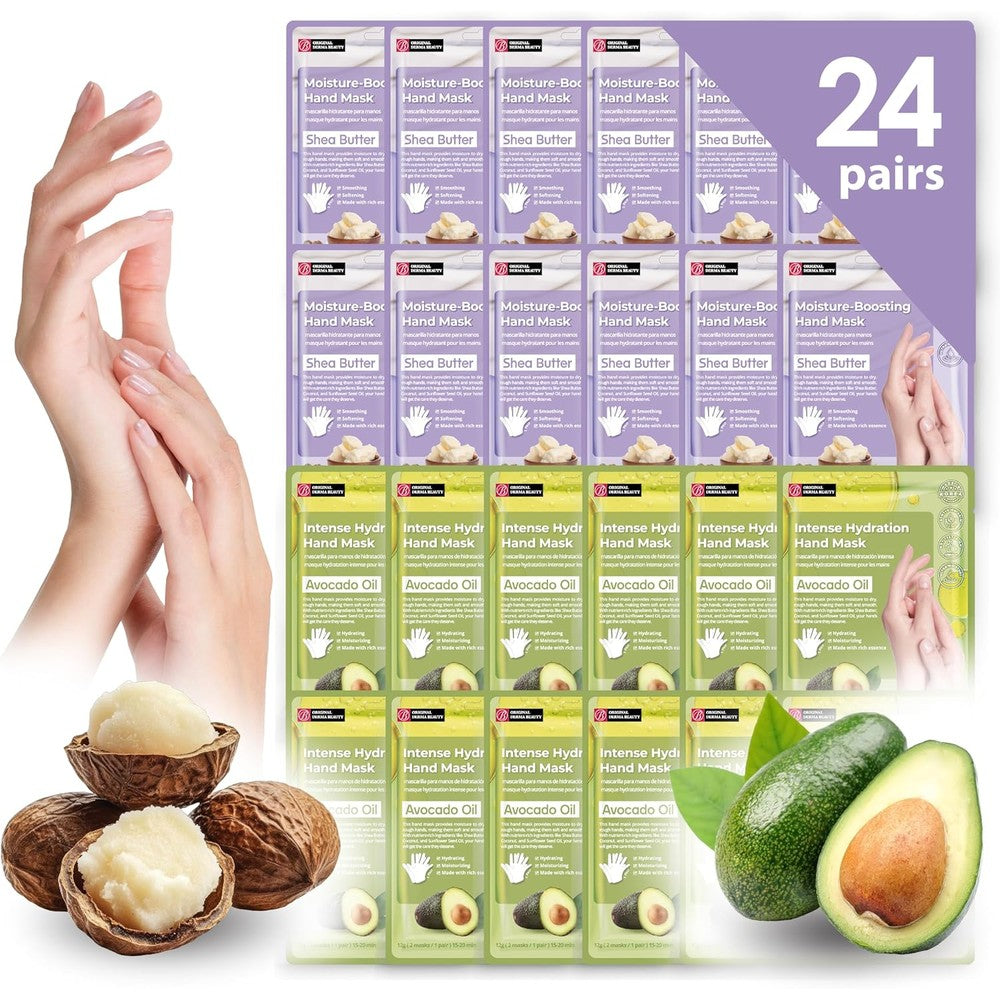 Innerest 24 Pack Original Derma Beauty Hand Mask front view