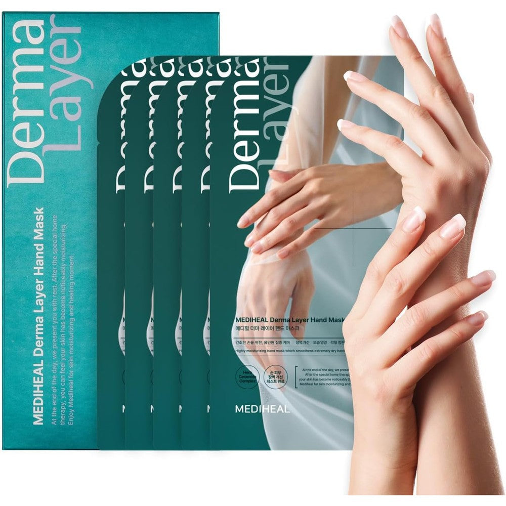 Mediheal Derma Layer Hand Mask 5 Pack front view