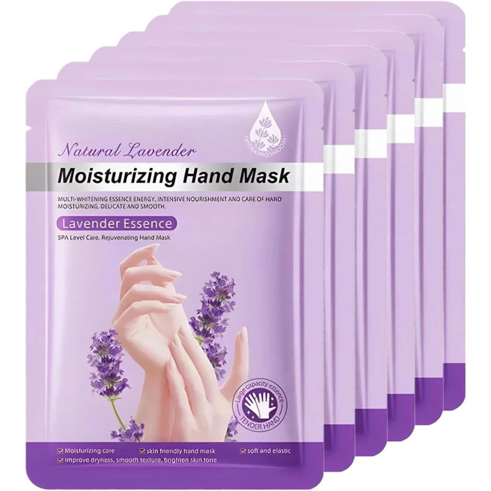 Chicwe Lavender Moisturizing Hand Mask Gloves front packaging view
