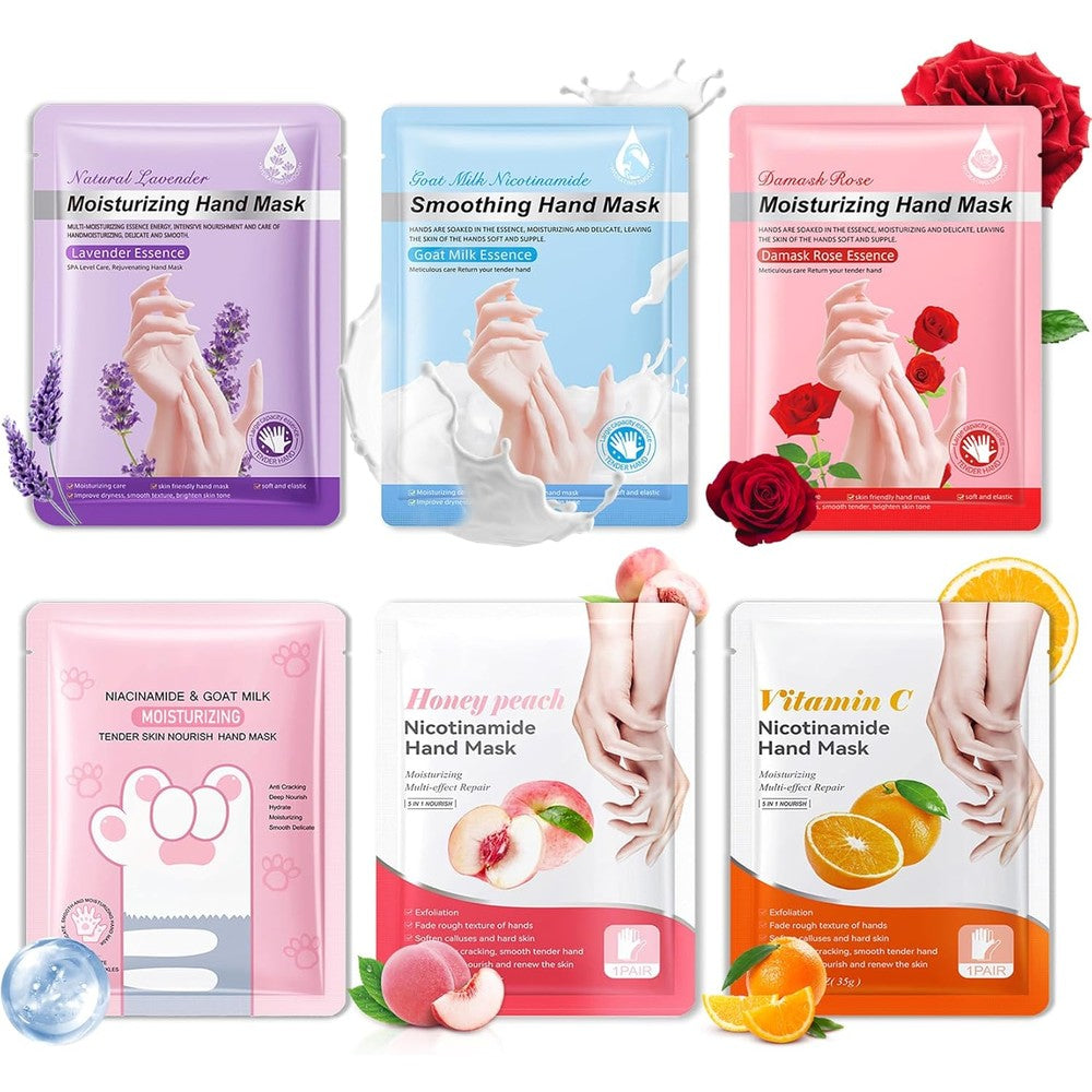 Permotary Wenjlyj moisturizing hand mask gloves front packaging