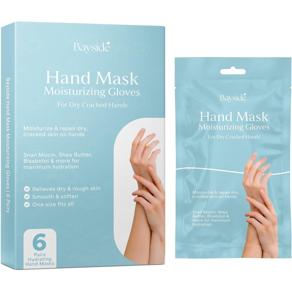 Bayside Moisturizing Hand Mask Gloves box front view