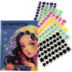 Pixline VibeSeal star pimple patches front packaging view showing colorful star designs