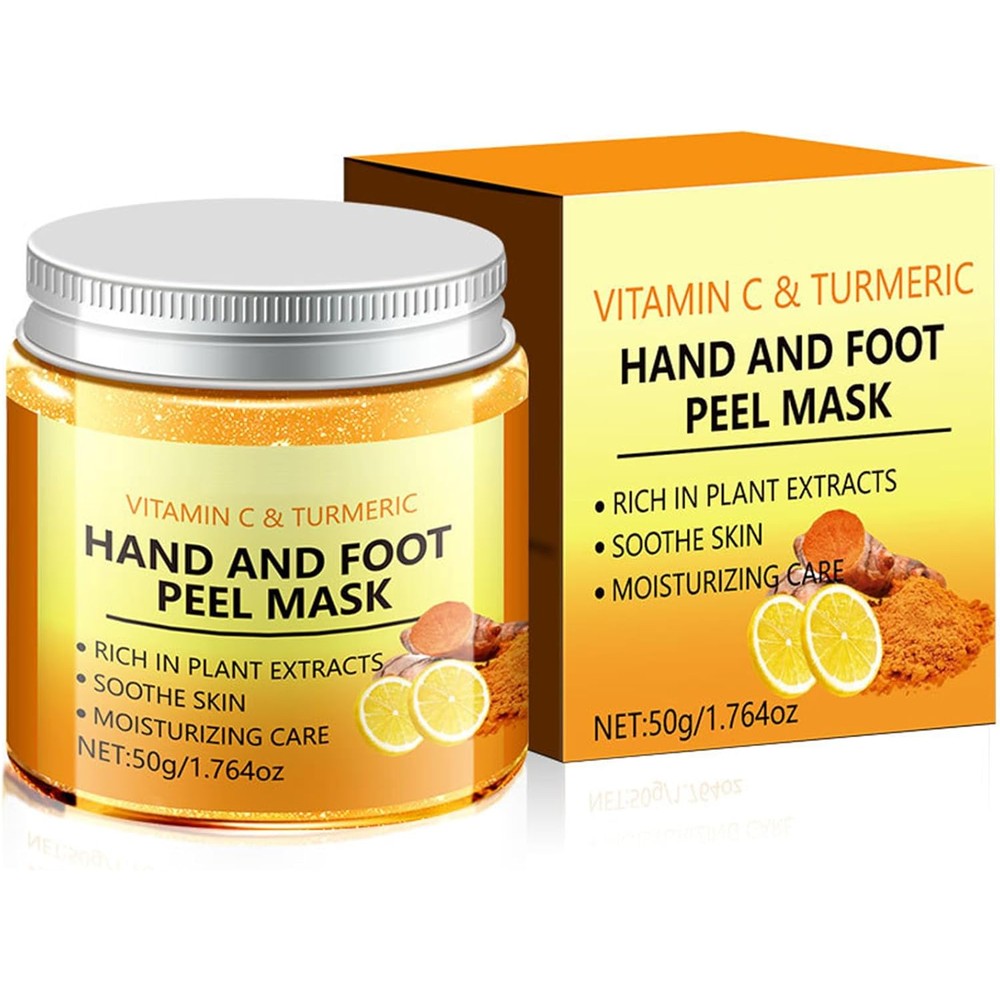 Laikme Vitamin C and Turmeric Hand and Foot Peel Mask front view