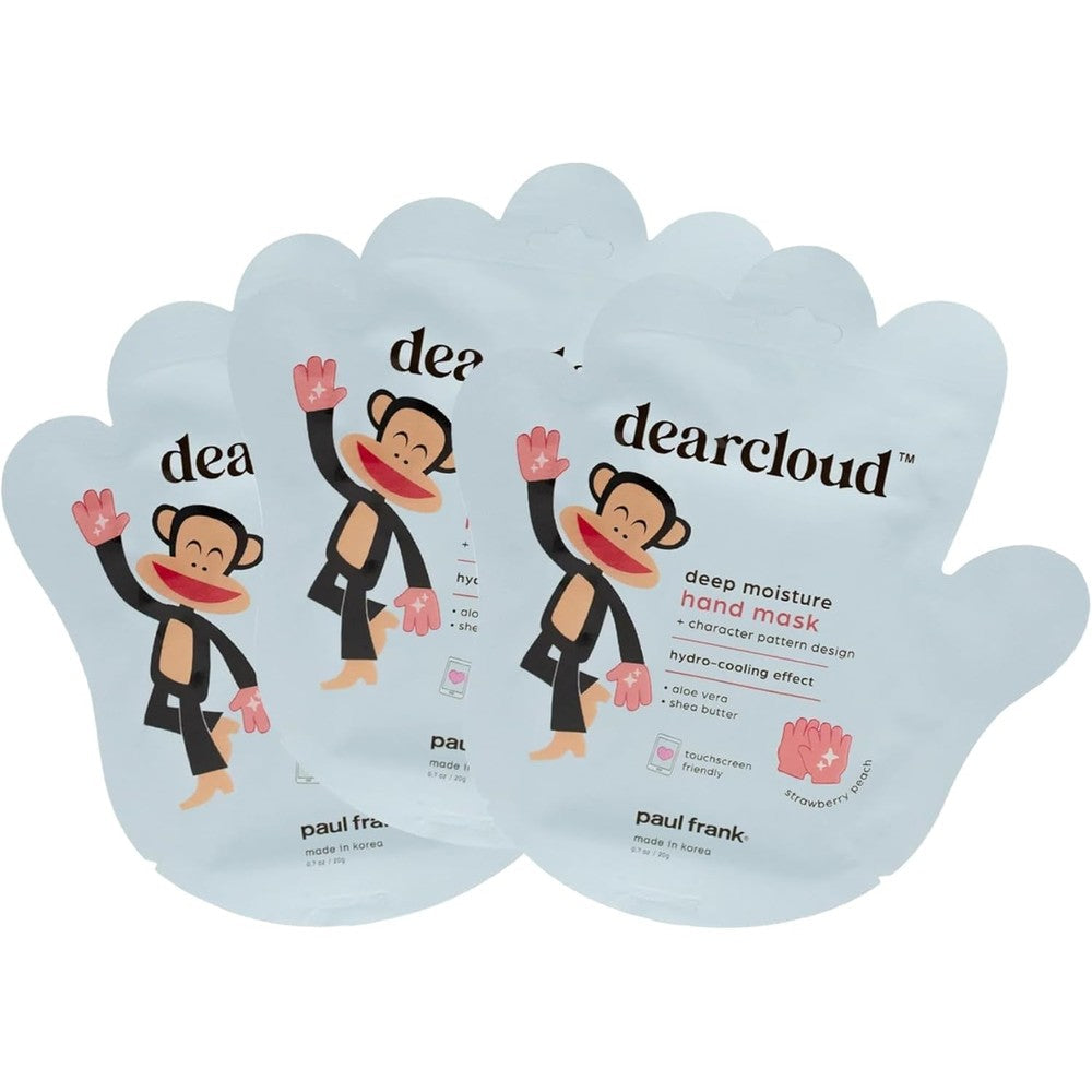 Dearcloud X Paul Frank Deep Moisture Hand Mask front packaging