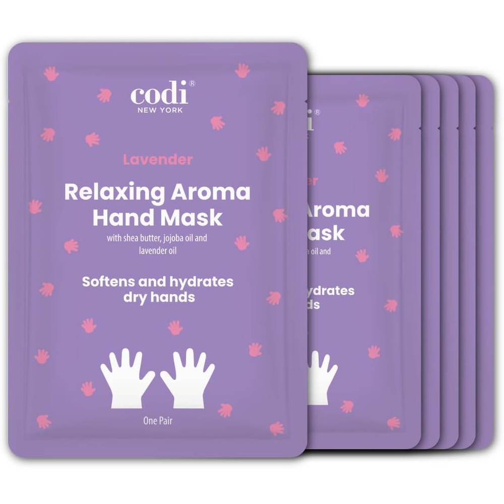 Codi New York Relaxing Aroma Hand Mask Lavender packaging front view