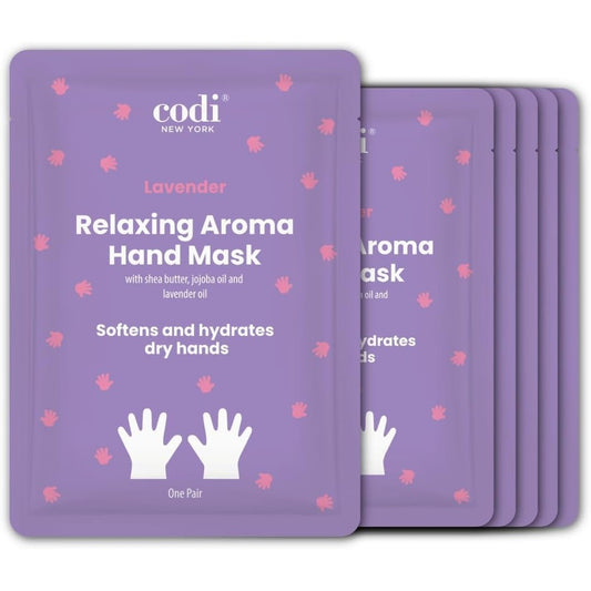 Codi New York Relaxing Aroma Hand Mask Lavender packaging front view