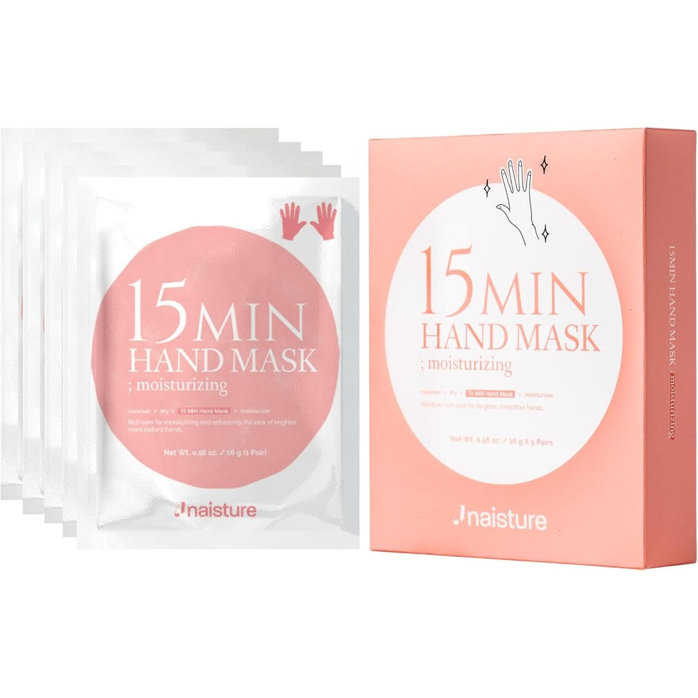 Naisture 15 Min Hand Glove Mask 5 Pack front view