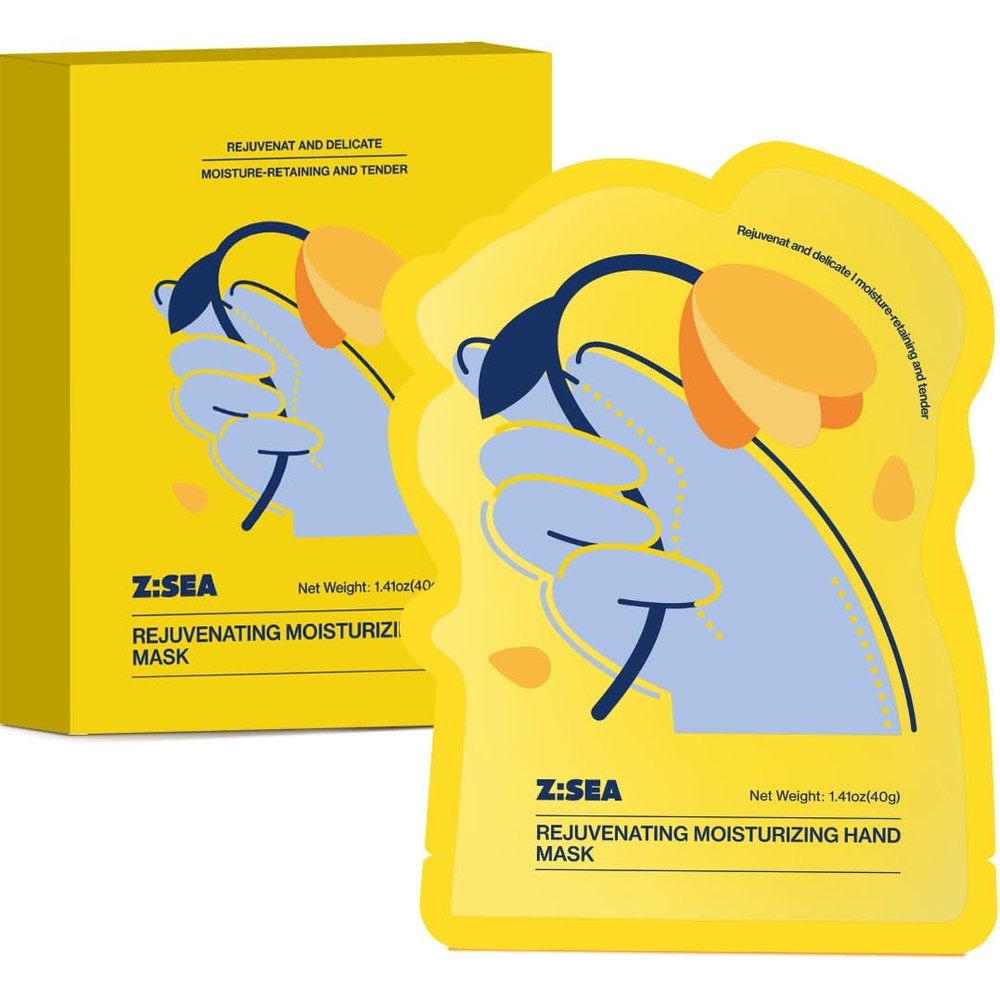 Z:SEA Repairing Hand Masks 5 pack front packaging view